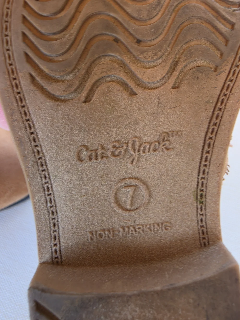 Cat & Jack Kids Brown Suede Side-Zip Ankle Boots